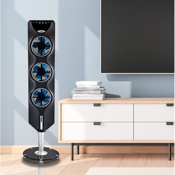 Ozeri 3x Tower Fan (44") with Passive Noise Reduction Technology